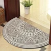 VIKAMA Mandala Semi-Circular Blanket Yoga Room Healing Floor Mat Facecloth Office Entryway Entry Door Blanket Home Decoration 4