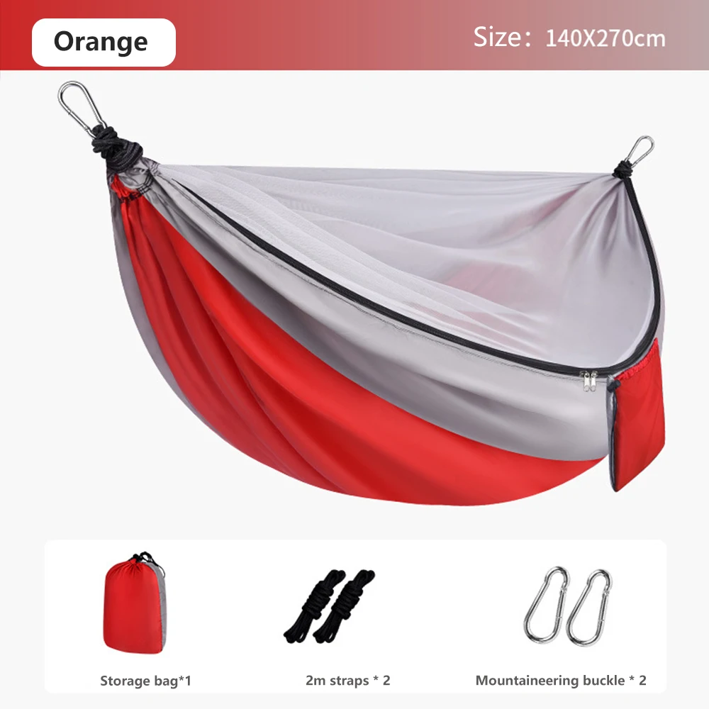 Orange with curtain