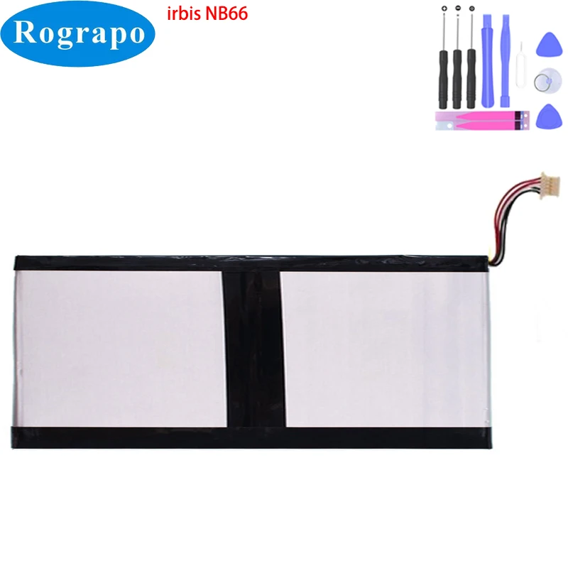 para Irbis Nb66 Notebook Portátil Bateria Pinos Plugue de Fio Novo 3.8v 9600mah