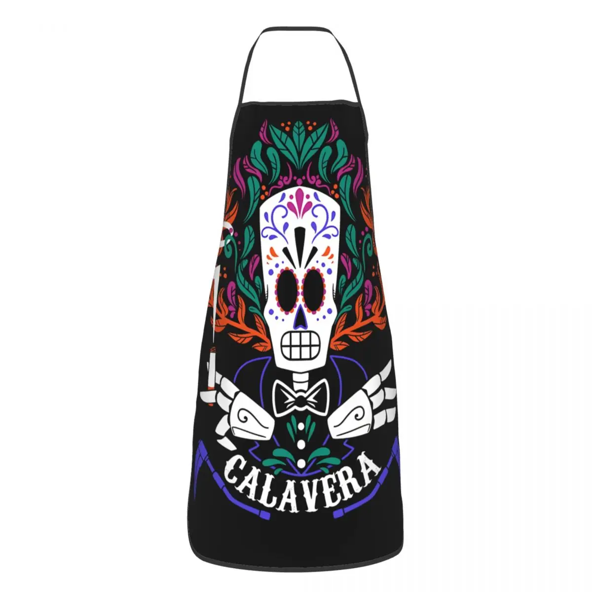 Divertente Grembiule Calavera Uomo Donna Unisex Cucina Chef Grim Fandango Gioco Tablier Cucina Cucina Cottura Pittura