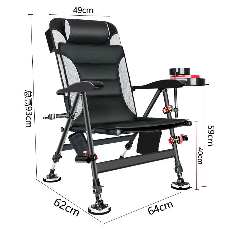 Faltbare Angeln Stuhl Strand Stühle Im Freien Aluminium Legierung Picknick Tragbare Camping Stuhl Sitz Verstellbare Rückenlehne Liege