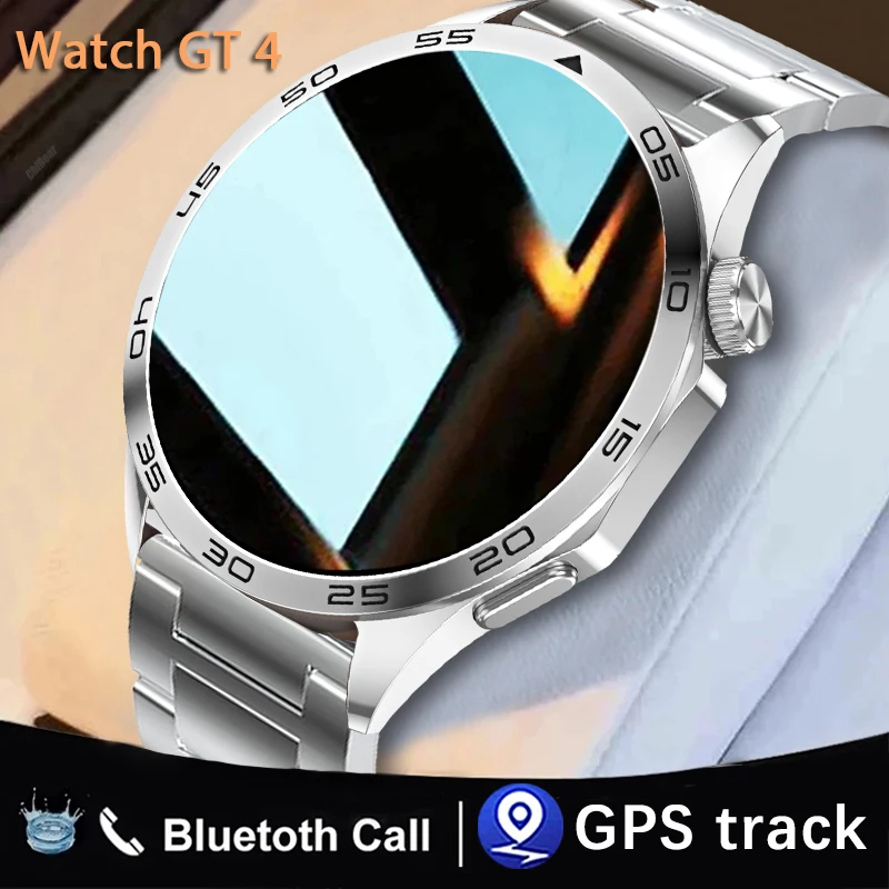 

Bluetooth Call Smart Watch Men GPS Tracker 1.43 Inch AMOLED 466*466 HD Screen Always Display Smartwatch For Huawei WATCH GT 4