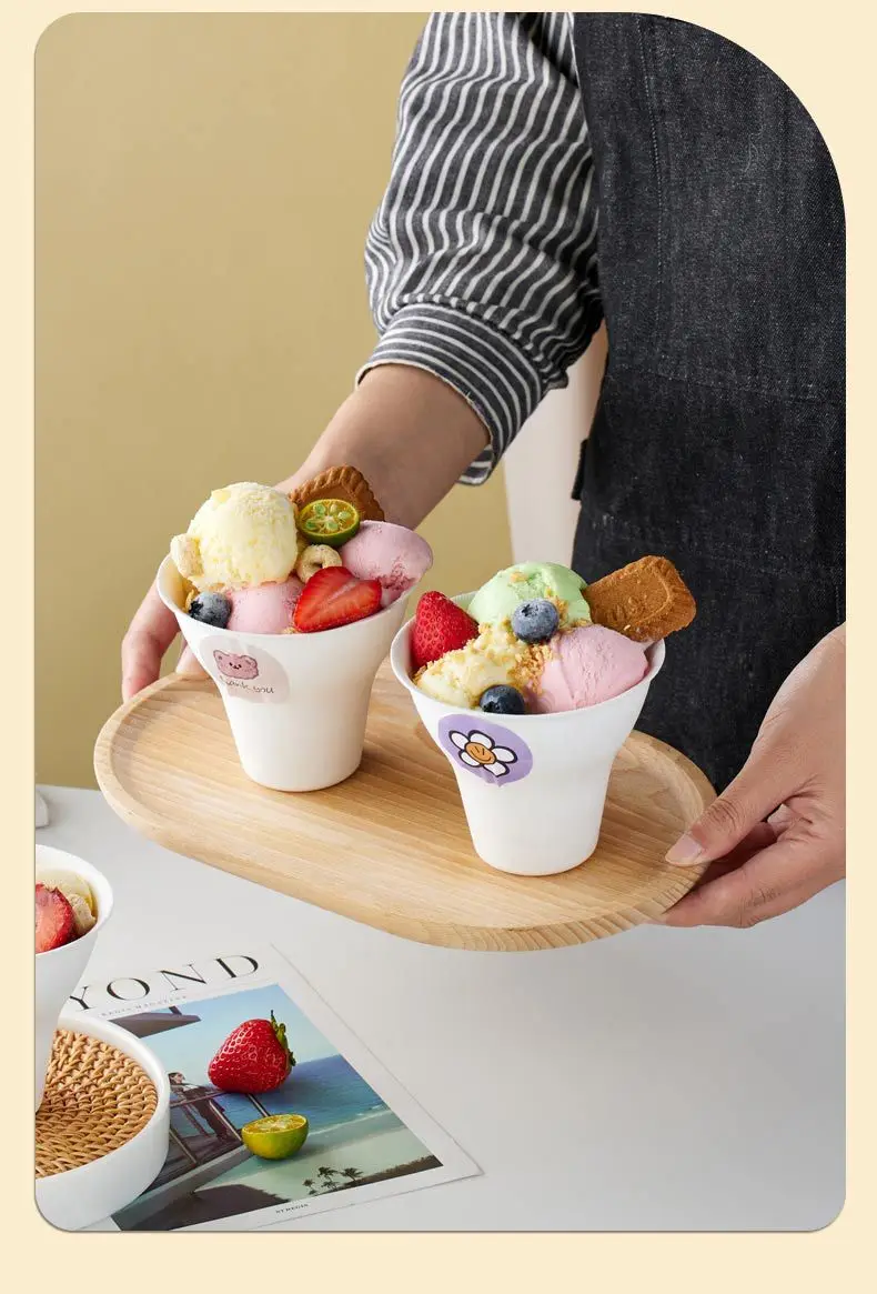 10/20/30PCS Disposable Small Paper Cups – Custom Logo Ice Cream & Tasting Cups, Ideal f... - SKU ICC12781 - UGI Packaging