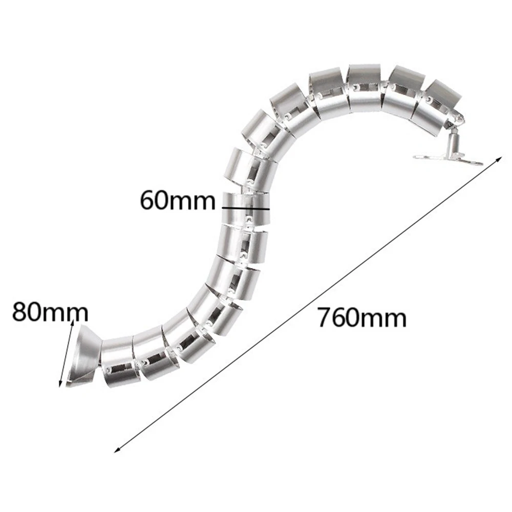 VO-케이블 관리 키트, 높이 조절 가능한 책상용 4입구 원형 코드 보관함