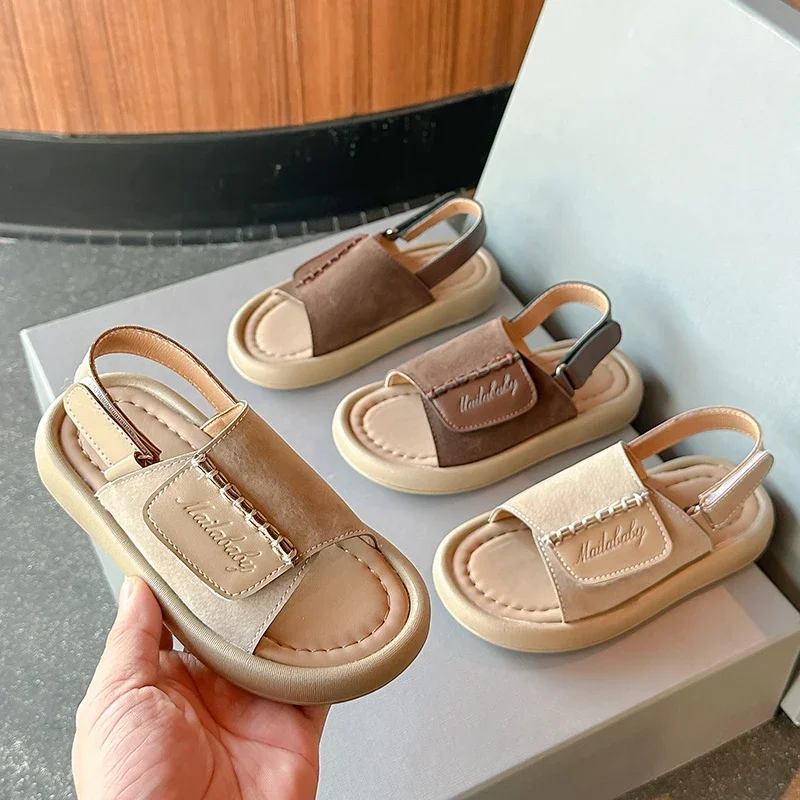 Kids Summer Beach Sandals Soft Non Slip Outdoor Shoes