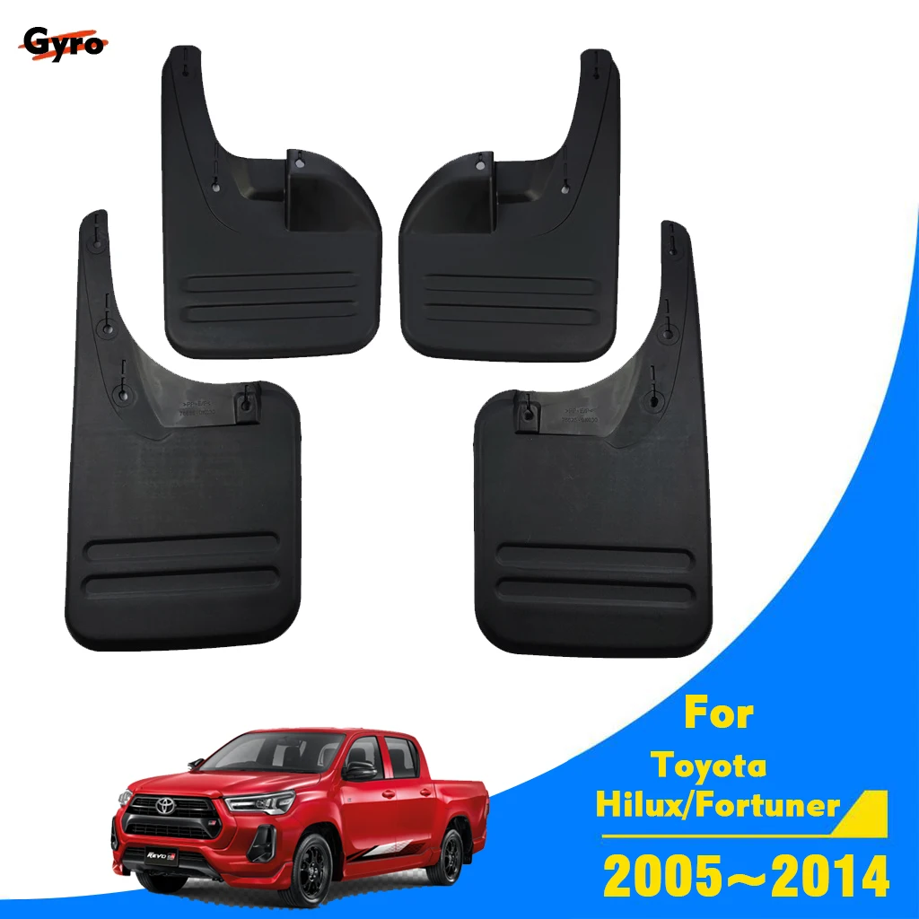 

For Toyota Hilux SW4 Fortuner AN10 AN20 AN30 AN50 AN60 2005~2014 Car Mudflaps Mud Guards Mudguards Fenders Splash Duraflap