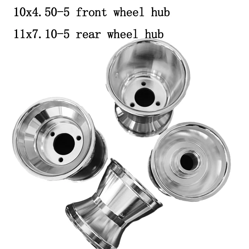 

GO KART Wheel Front 10X4.50-5 Rear 11X7.10-5 Inch Aluminum Alloy Rim Hub KARTING ATV UTV Buggy