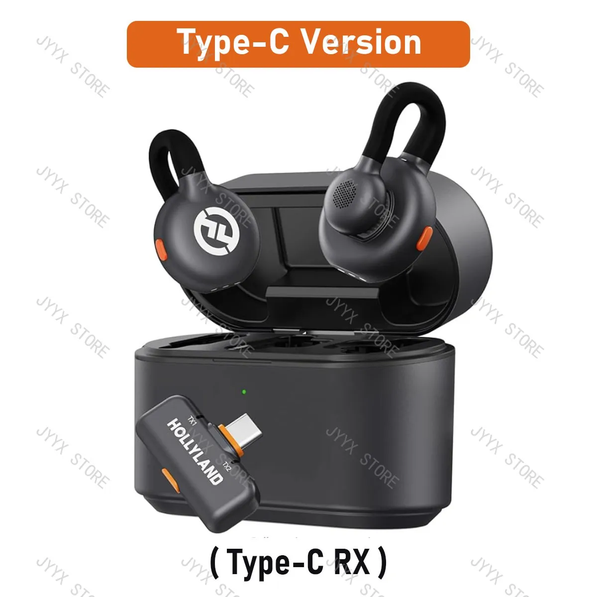 Hollyland Lark M2S ワイヤレスマイクシステム iPhone カメラ Android