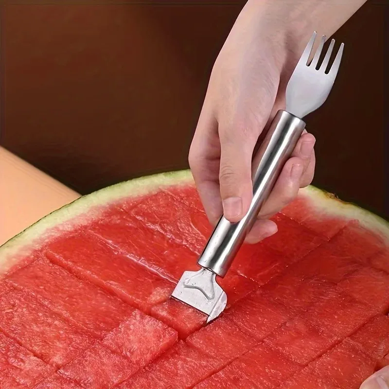 Stainless Steel Salad Fruit Slicer, Kitchen Accessory, Small Tool, Practical, Multifunctional and Convenient for Home Use