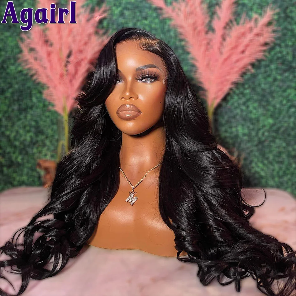 Glueless 13X4 Pink Blonde Highlight 180% Colored Body Wave Human Hair Wig Red 99J PrePlucked Transparent 13x6 Lace Frontal Wig