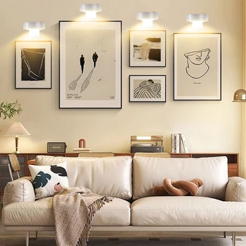 Simple Multi Functional Magnetic Night Light Battery Model (Set of Six, with Two Remote Controls) Suitable for Indoor Lighting 2