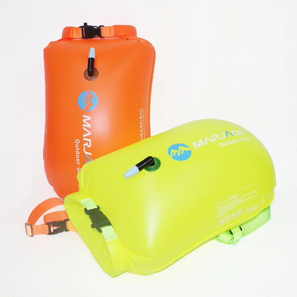 Inflatable Open PVC Single Airbag, Water Sports Safety Bag, Swimming Float, Rafting Storage, Waterproof Buoy, 20L, Hot Sale