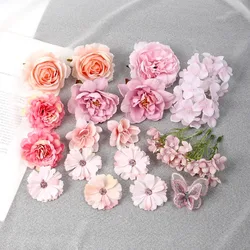 Elegant Rose - Inspired Artificial Floral Arrangement (Pink)