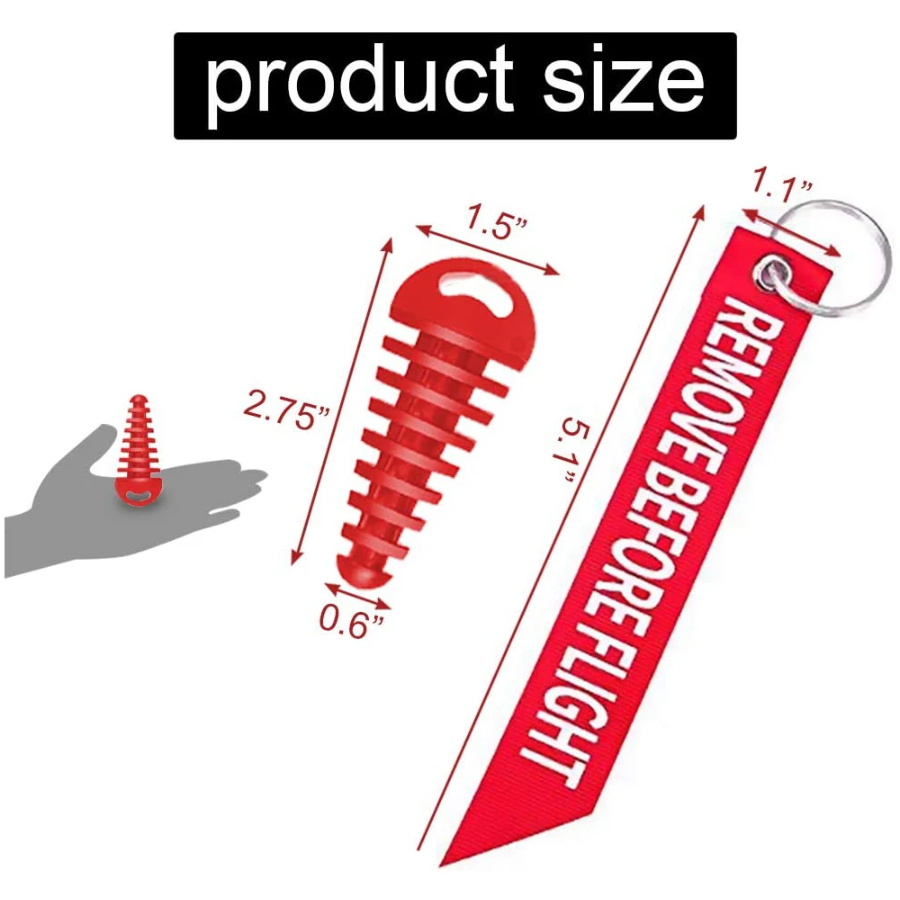 Motorcycle Exhaust Plug Muffler Exhaust Wash Plug 0.6