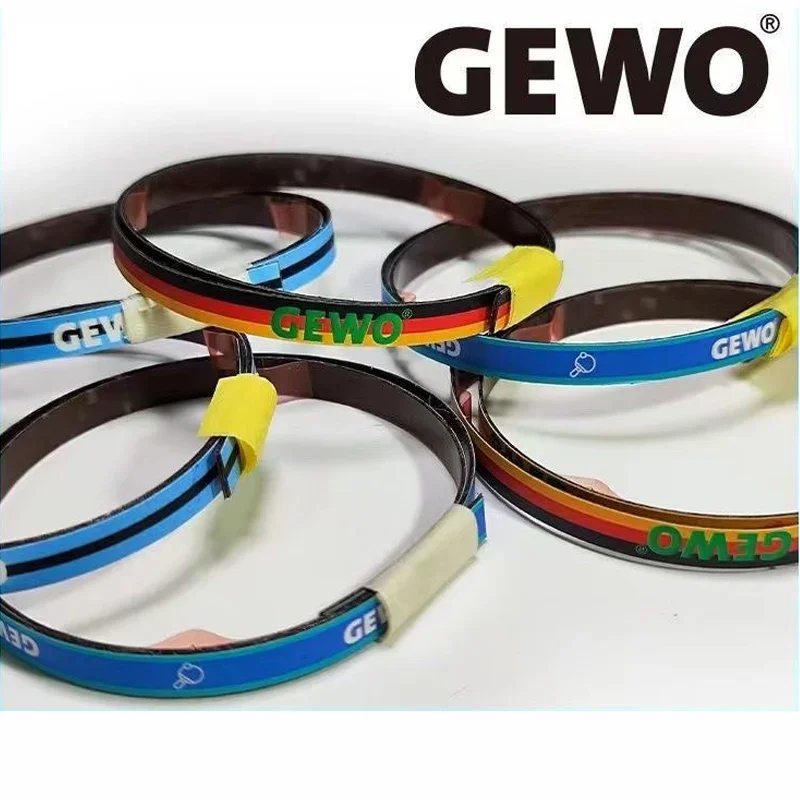 Original GEWO Table Tennis Racket Carbon Edge Tape Ping Pong Bat Side Hard Protective Sponge Tape 6MM Carbon Edge Tape