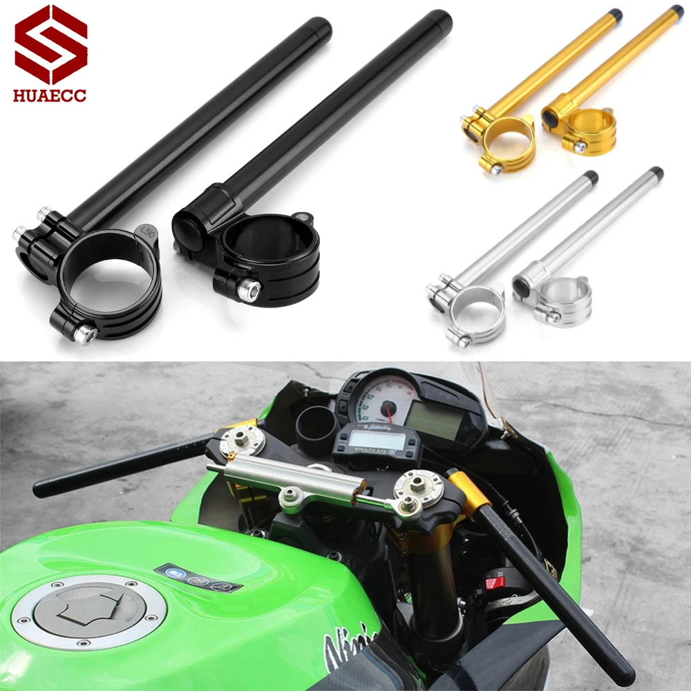 47mm Regular CNC Billet Aluminum Motorcycle Handlebar Clip-Ons Handle Bars Clip Ons For Yamaha R15 V3 YZF R3