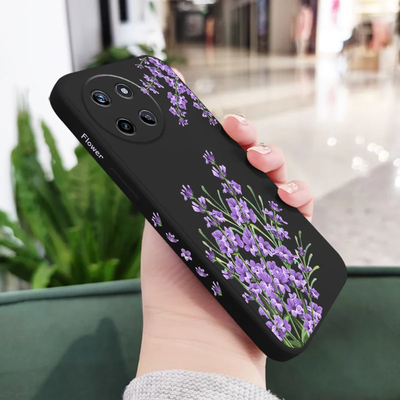 Romantic Grass Liquid Silicone Phone Case