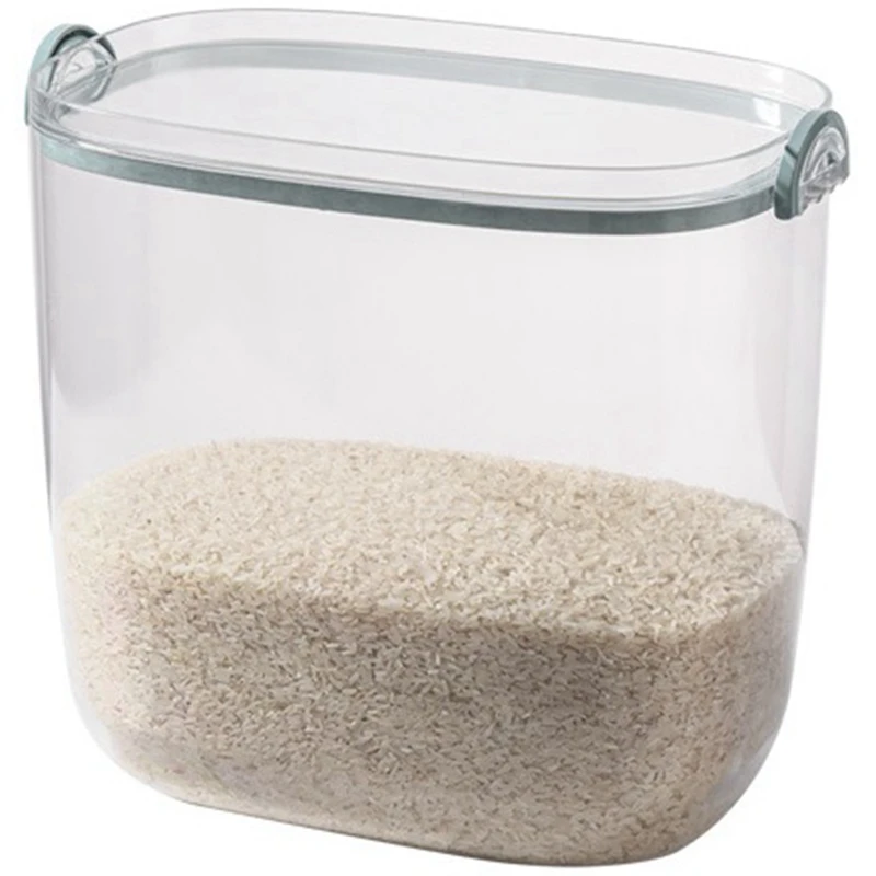 

Modern Kitchen Container Large Storage Box For Grains And Rice, With Air-Tight Sealing And Scoop For Rice, Cereal,Flour