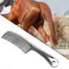 Horse Grooming Comb Removing Tangles and Knots Metal Pulling Comb Curry Comb for 3