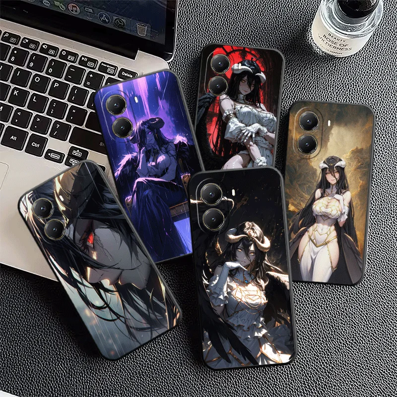 Albedo O-Overlords Anime Silicone Phone Case