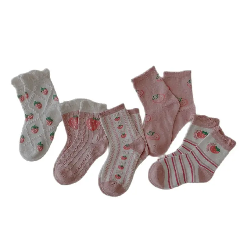5 пар, Детские хлопковые носки