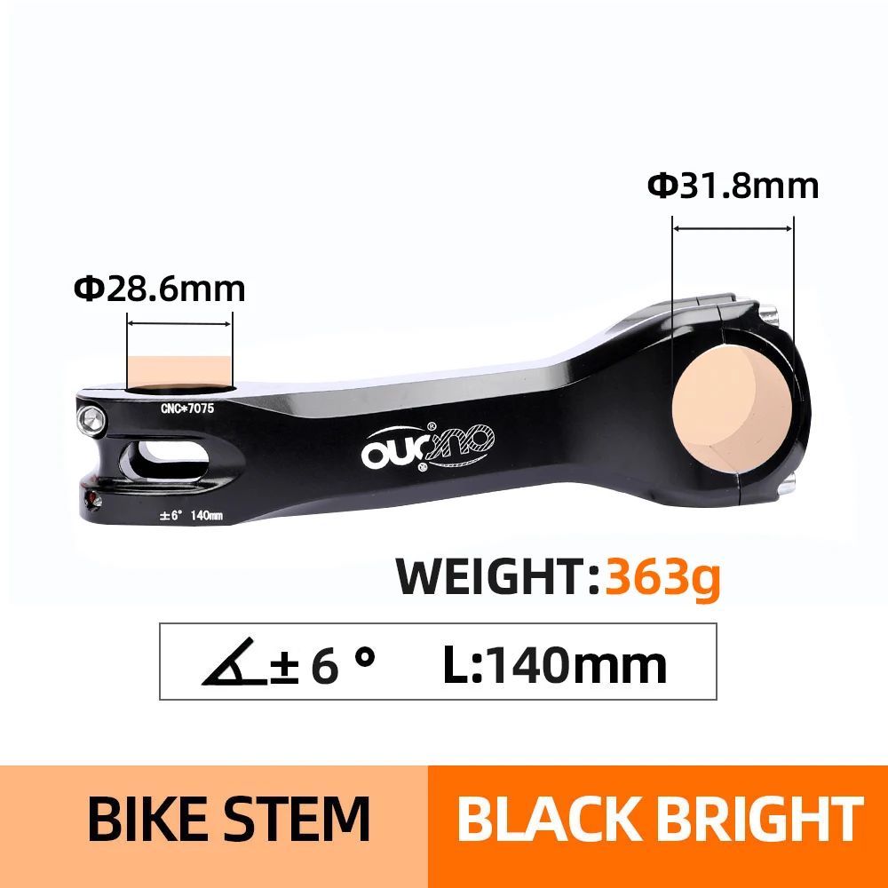 OUO CNC Stem 7075 Aluminum Mtb Bike Table Takeaway 31.8 Long Bike