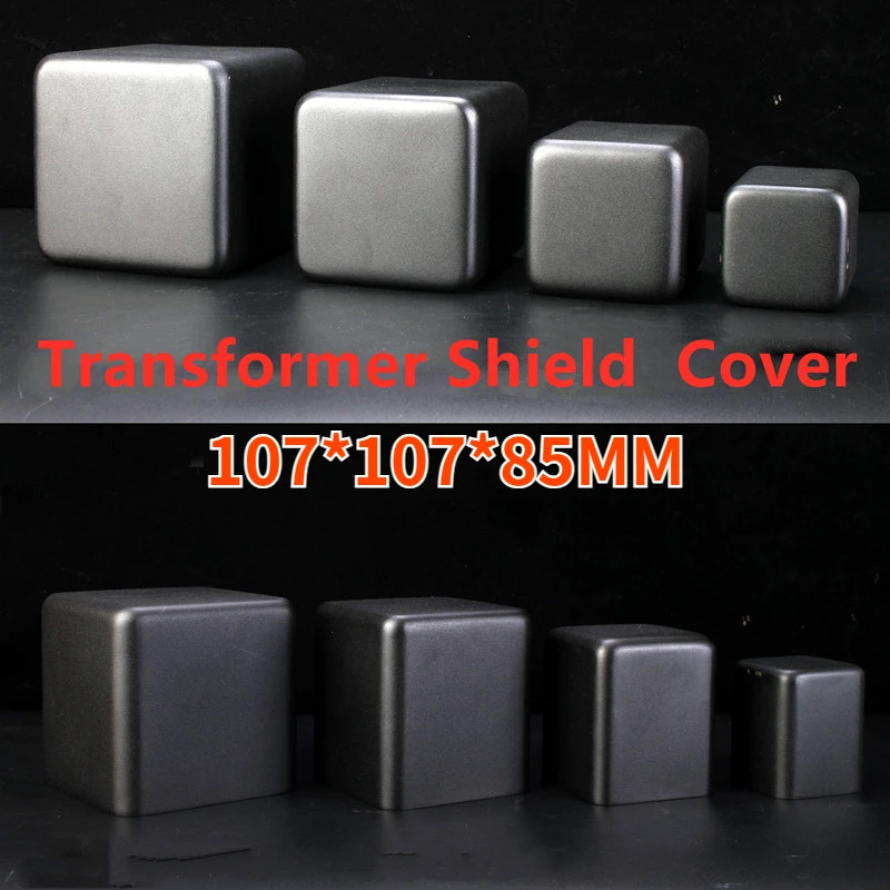 Tampa do Protetor do Transformador para o Amplificador de Potência Tampa do Transformador Escudo Shell Acessórios 107*107*85 mm