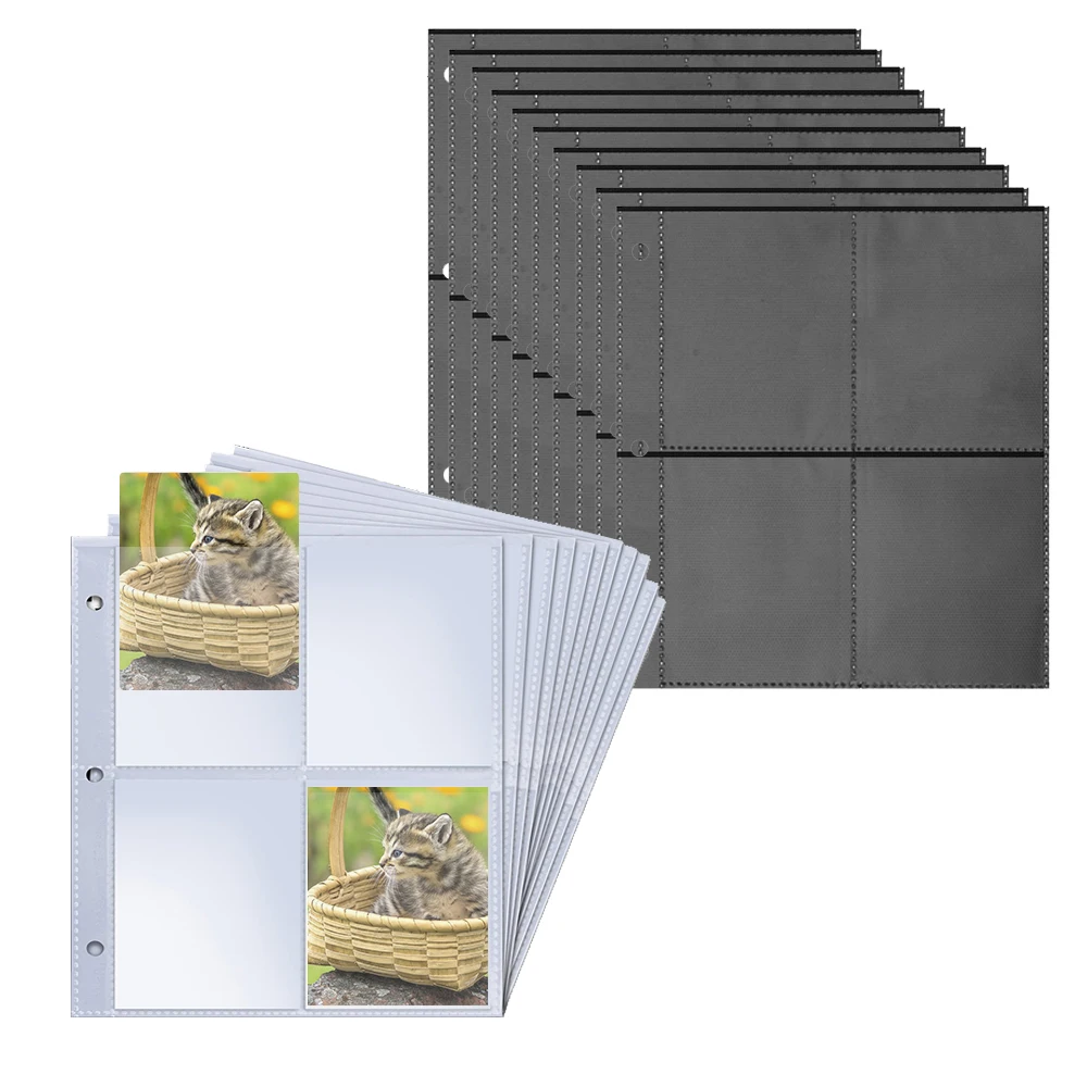 Refill Sleeves 3 Ring Binder A5 3 Ring Binder Pages 4 Pocket 80 A5 3 4 10 Pages Aliexpress