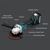 Kamolee 100mm 125MM 5 inche 18500RPM Brushless Cordless Angle Grinder 4 Speed Cutting Compatible For Makita 18V Battery 4