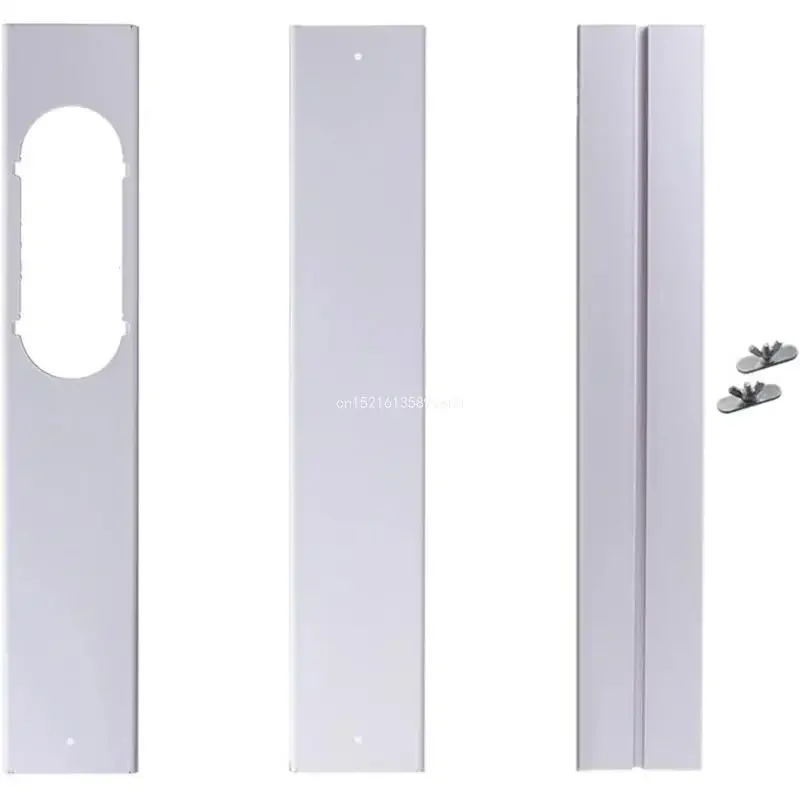Air Conditioner Window Vent Exhaust Hose Fittings Exhaust Pipe Slide Plate Tube Connector Wind Shield Air Conditioning Dropship