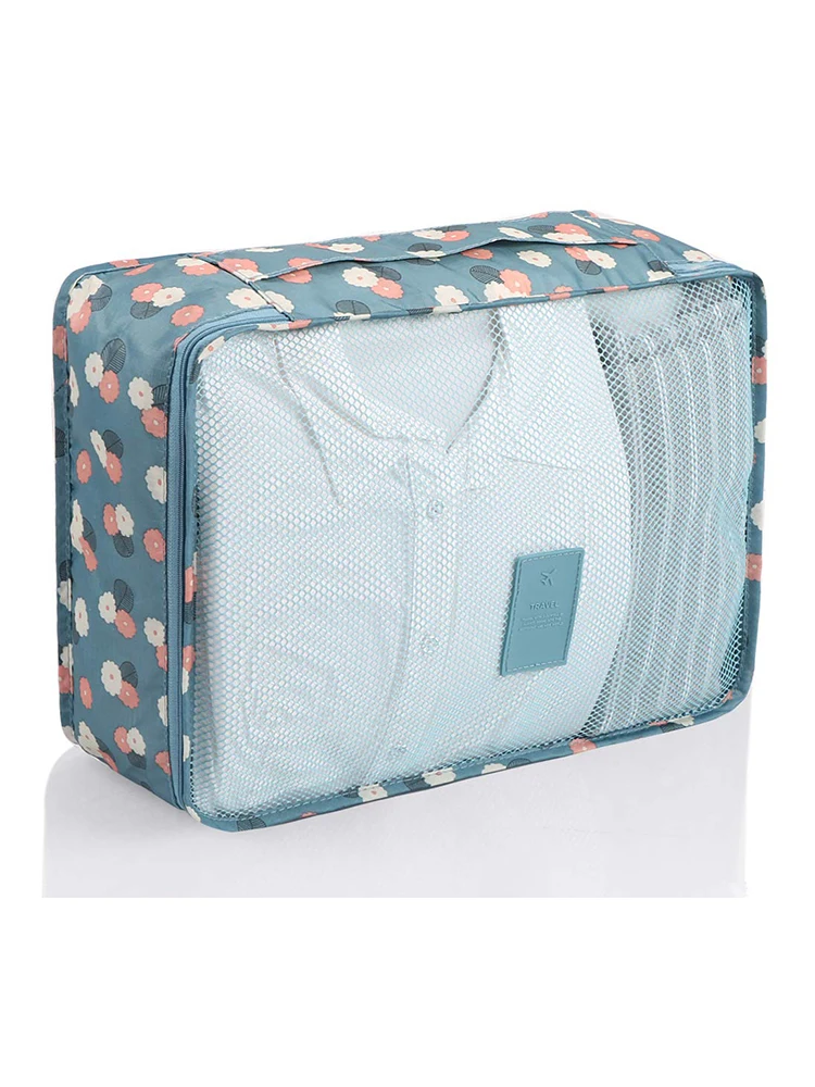 6-Piece Travel Storage Bag Set for Organized Trips