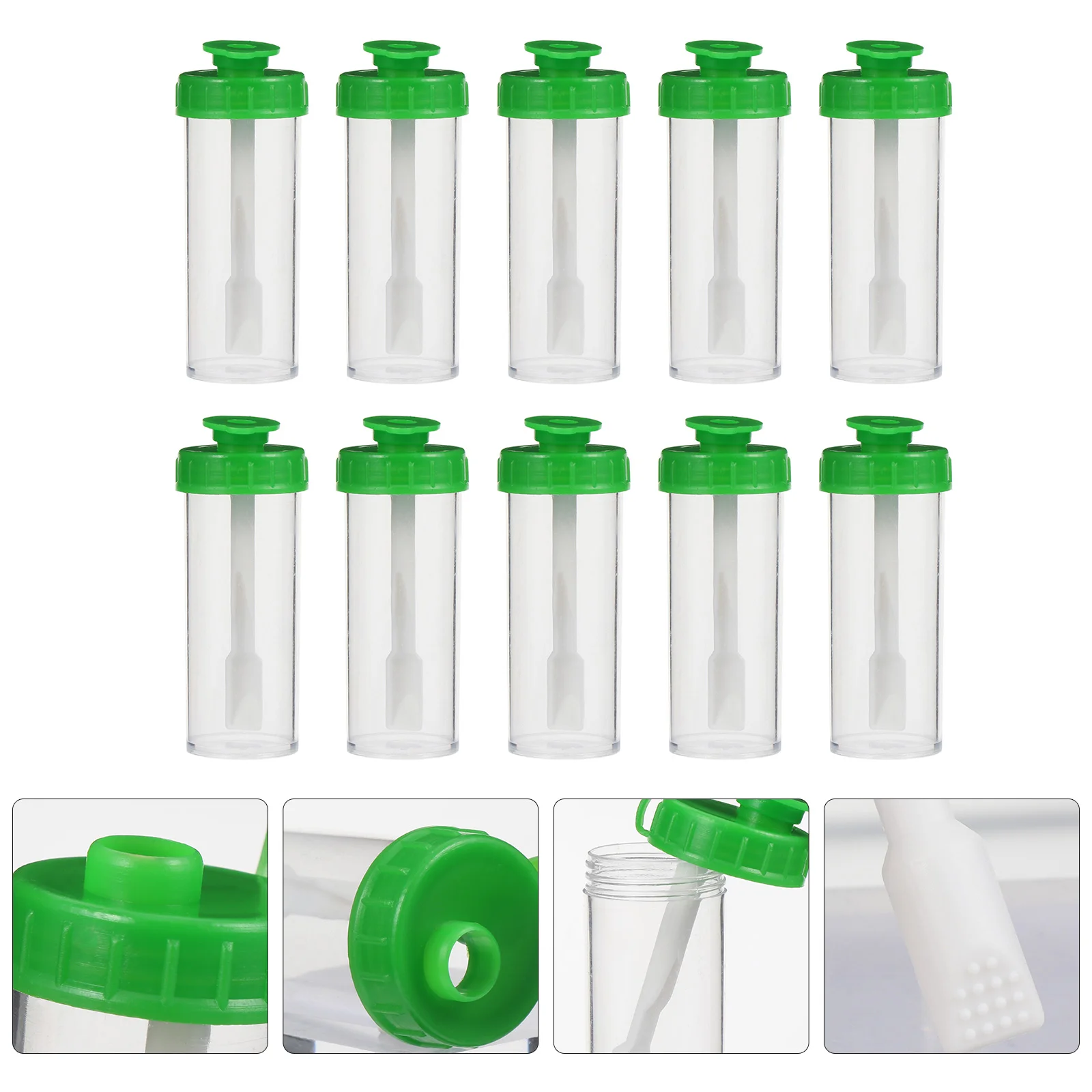 

Specimen Cup Stool Container 15ml Stool Specimen Cup 50pcs Fecal Test Tube with Screw Lid Sample Specimen Bottle for Laboratory