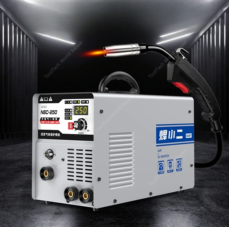 Gas shielded stainless steel plate spot welding machine integrated electric welding machine dual-purpose 220V small
