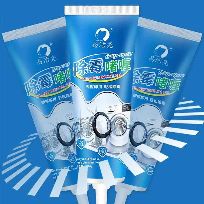 Mildew Remover Cleaner Wall Mold Mildew Remover Cleaning Gel Long Lasting Household Cleaner For Washing Machine Bathroom Tile Gap Spot Supplies mildew remover cleaner