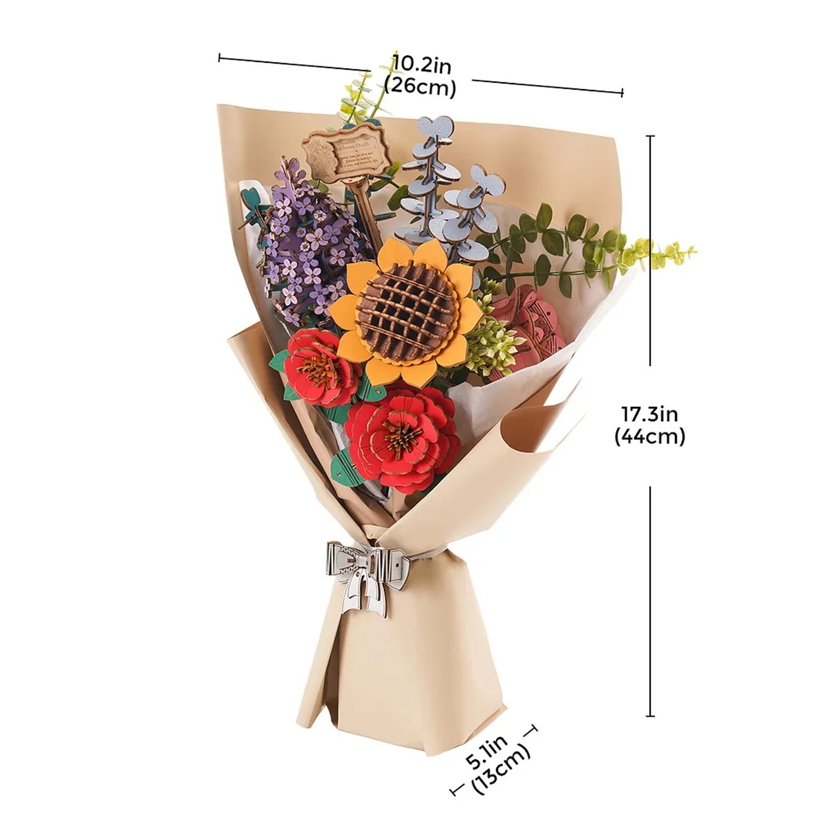 Robotime Rowood 3D Wooden Flower Bouquet Puzzle Games kit Wooden Puzzle for  Adults Girl Birthday Gifts - AliExpress