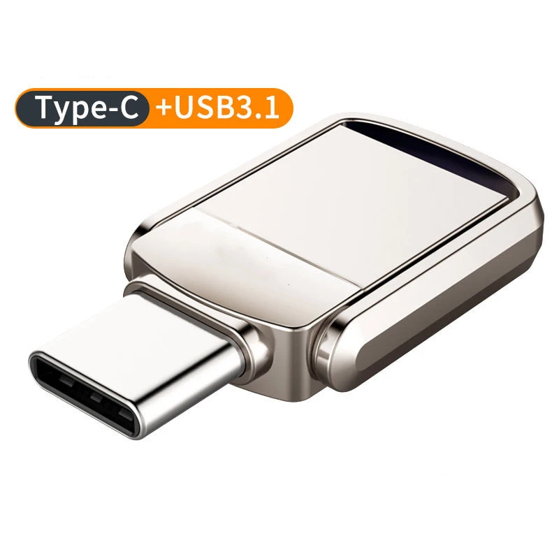 2TB USB Flash Drives USB 3.0 Metal Flash Drive 1TB Drive C Type High