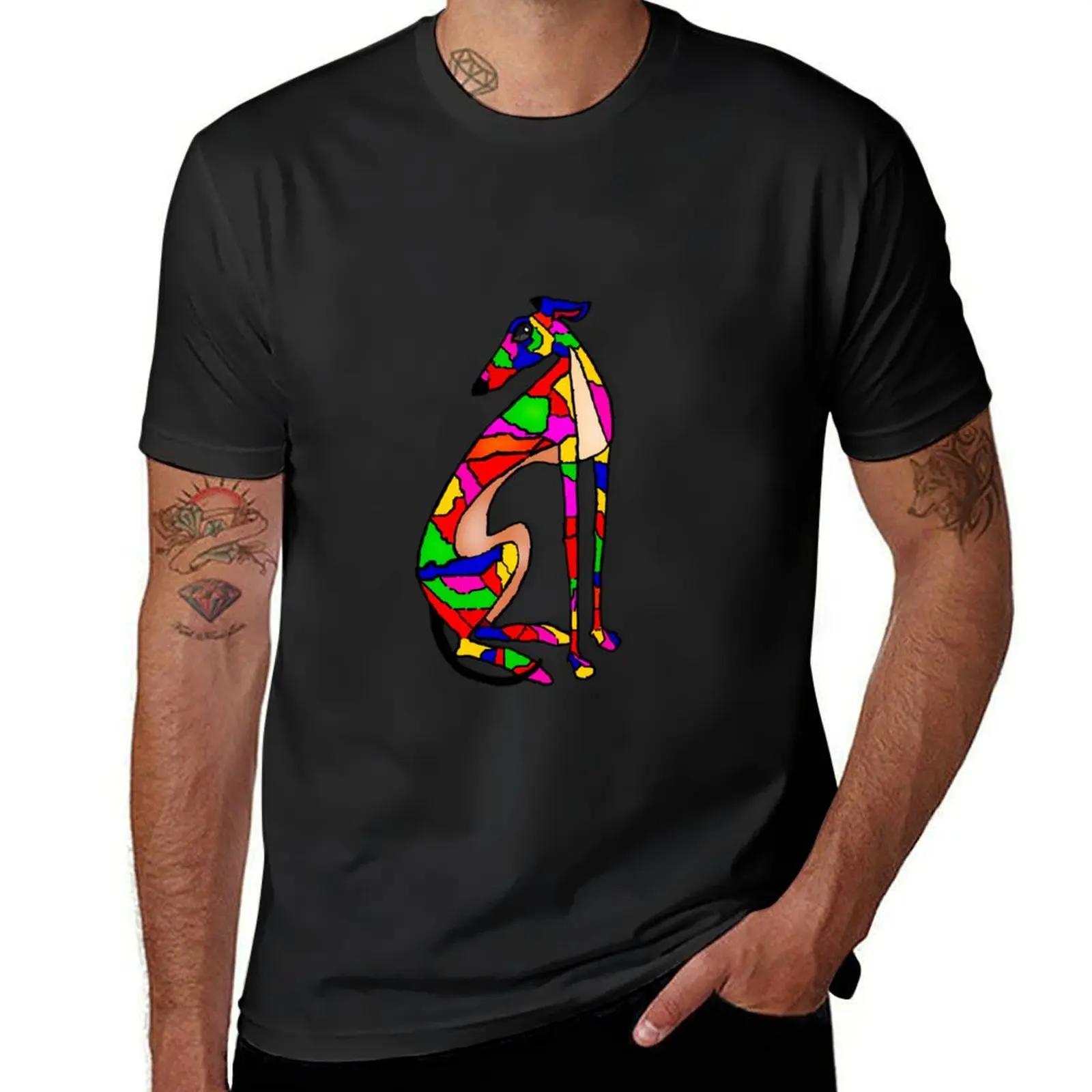 

GREYHOUND T-Shirt customs design your own blanks mens t shirts pack