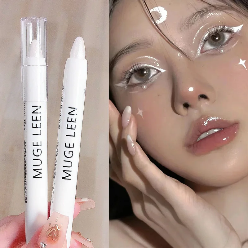 Eyeshadow Stick Brightening Flash Highlighter Pearl Matte White Eyeliner Pencil Eyes Head Waterproof Lying Silkworm Pen Cosmetic