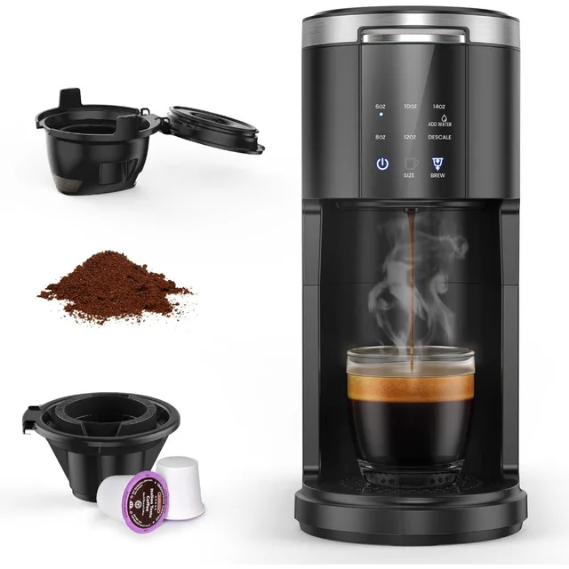Single Serve Coffee Maker – Capsule & Ground Coffee Machine 1