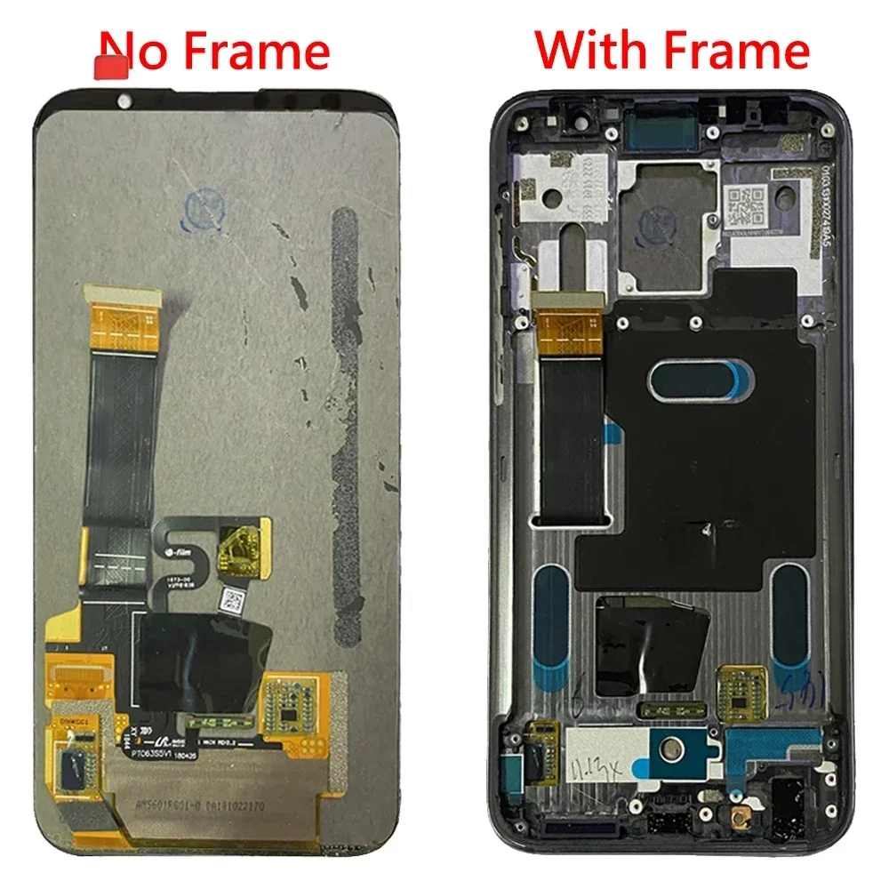 Meizu 16 LCD + 프레임용  AMOLED 디스플레이, 터치 스크린 디지타이저 교체 부품, Meizu 16 16 16 M882H M882Q, 6.0 인치