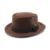 Vintage Curved Brim Felt Fedora Hat For Men Women Autumn Winter Trilby Jazz Hat With Feather Church Pork Pie Hats 7