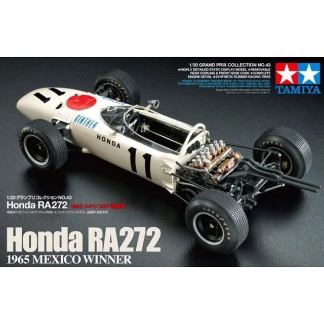 Tamiya 20043 1/20 modell formel one kit honda ra272 1965 f1 