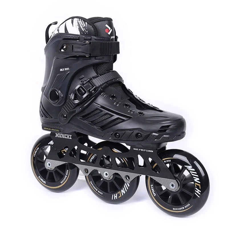 EACH High Quality Skate Inline Professional Speed Slalom Skate Roller Skating Man Roller Shoes For Adult Man With 3 Wheels