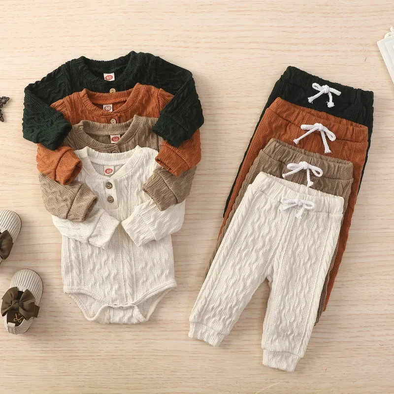 Knitted Baby Sweater Outfit Set 3