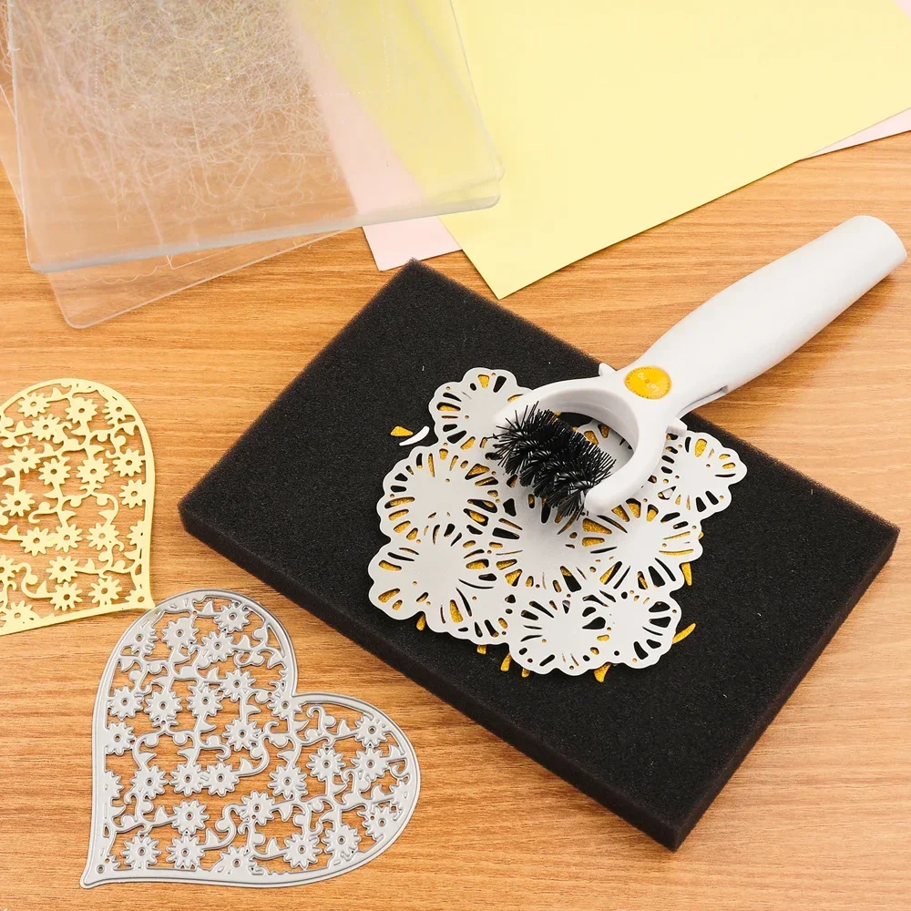 3in1 Die Brush & Die Pick Weeding Tools for Cutting Scrapbooking Excess Card Paper Making Brush Tool