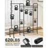 3-In-1 Clothes Racks For Hanging Clothes with Coat Rack,Portable Garment Racks with Lockable Wheels,Multi-Functional Closet Rack 2