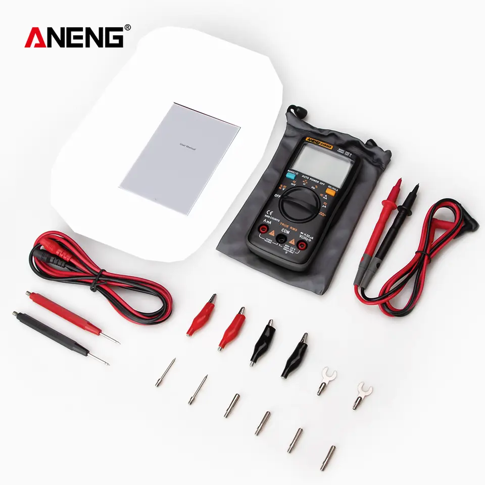 ANENG AN8008/AN8009 Mini Digital Multimeter Rm 409b Double Fuse Auto-range Medidor EléctricoTrue-RMS Transistor Capacitor Teste image 10