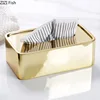 Rectangular Metal Tissue Box Napkin Boxes Ornament Tissue Holder Tissue Storage Box Paper Boxes Organizer Roll Paper Holder 1