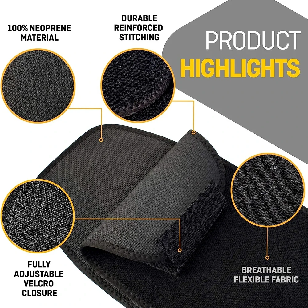 JUSTGREENBOX - Cintura In Neoprene Da Donna A Forma Di Corpo In Vita S Nero 3654657786816 - Foto 3