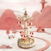 Robotime ROKR Parachute Tower DIY Music Box Moveable Magic Amusement Park For Kids Birthday Xmas Gifts 3D Wooden Puzzle 2